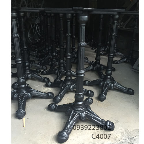 Bàn cafe 4 chân đầu lân kiểu pháp C4 007